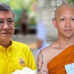 “ดร.สมศักดิ์  ชลาชล” สุดปลื้ม “น้องริชชี่ ชลชล” ร่วมอุปสมบท ถวายเป็นพระราชกุศล